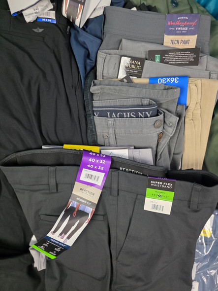 47pc Mens Chinos & Slacks JACHS NY English Laundry MAC WELDON CK   #36155L (G-12-1)
