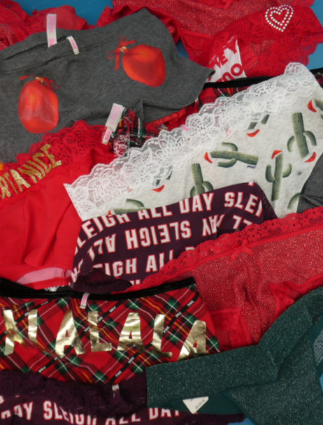 37pc VS PINK Holiday Limited Edition Panties #16883P (f-1-4)