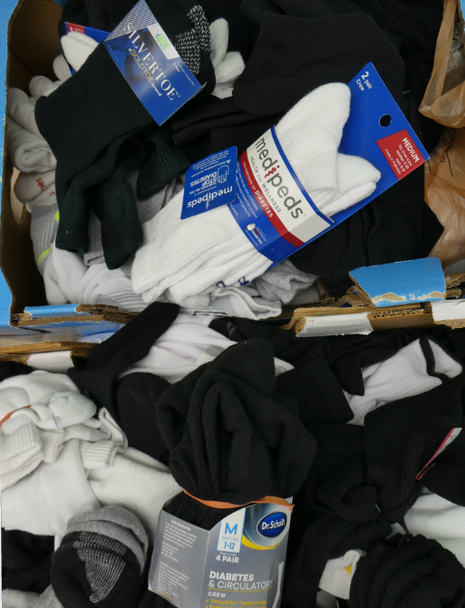 62 SETS = 230+pc $1.99 MENS Packs of SOCKS #17154G ()