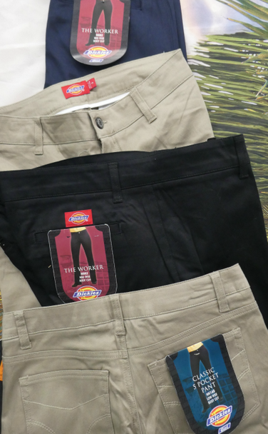 34pc Juniors DICKIES Work Pants Size 1 3 & More #18000V (L-5-6)