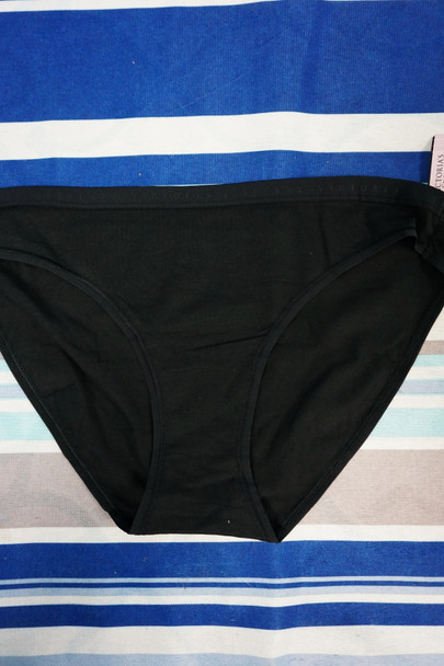 30pc Victorias Secret Black Bikini Panty MEDIUM #24270P (Z-4-2)