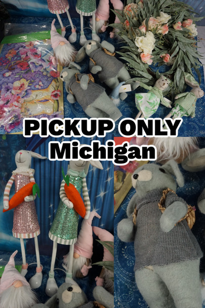 *PICKUP ONLY* 12pc Large Easter / Spring Decor & WREATHS #PICKUP-40 (Z)