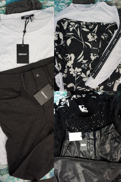 17pc Womens DKNY Sweatshirts TOPS Pants Assortment #30514F (Z-8-2)