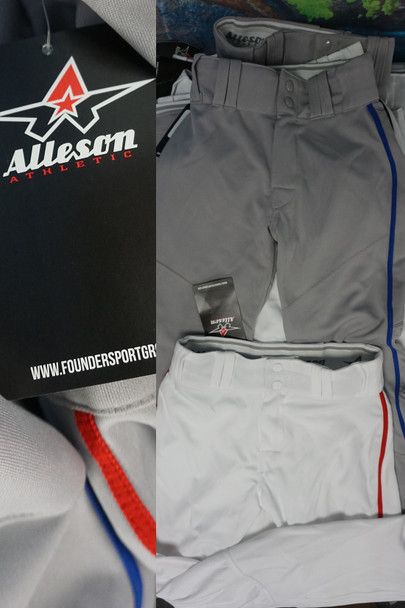 15pc Kids / Youth ALLESON ATHLETIC Baseball Pants #30653Q (Z-2-3)