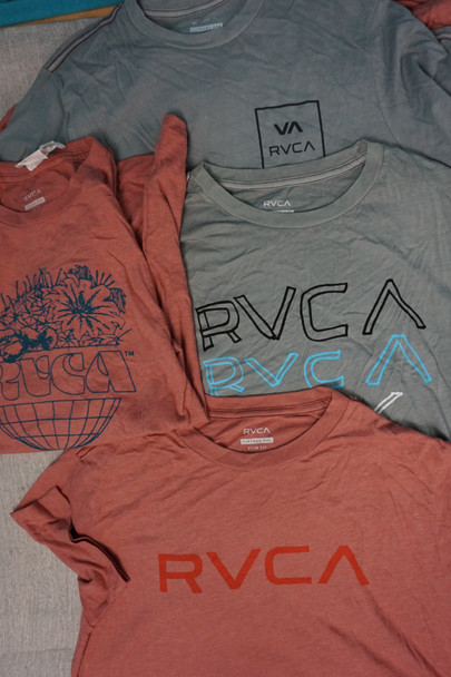 10pc Mens RVCA Graphic Tees #30750Y (V-2-4)