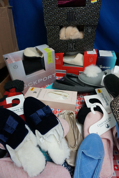 21prs Womens Slippers ROCKPORT Isotoner CHARTER Inc #24491F (Y-9-5)