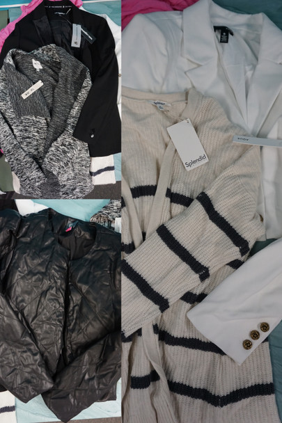 14pc Womens Jackets & Blazers AQUA Nic + Zoe CAMUTO #31584v (U-1-4)