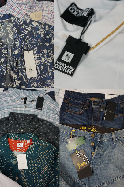12pc Mens VERSACE Rag & Bone G-STAR ELWOOD Varvatos CP #32005z (W-4-2)