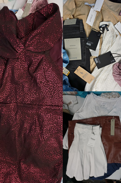 24pc TERI JON GOWN Vince DEREK LAM 10 CROSBY Theory RE/DONE Hudson #32968N (F-2-3)