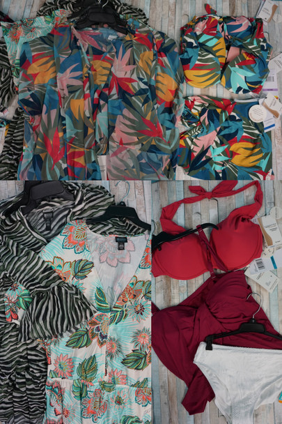 18pc CONTOURS BY COCO REEF Swim & Beach L/XL C D #33797d ()