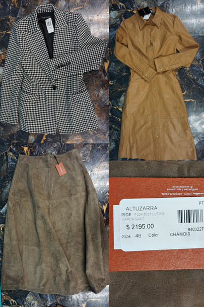 3pc $2195 ALTUZZARA  $3295 Sergio Hudson & $1895 Sergio #33916v (Z-2-4)