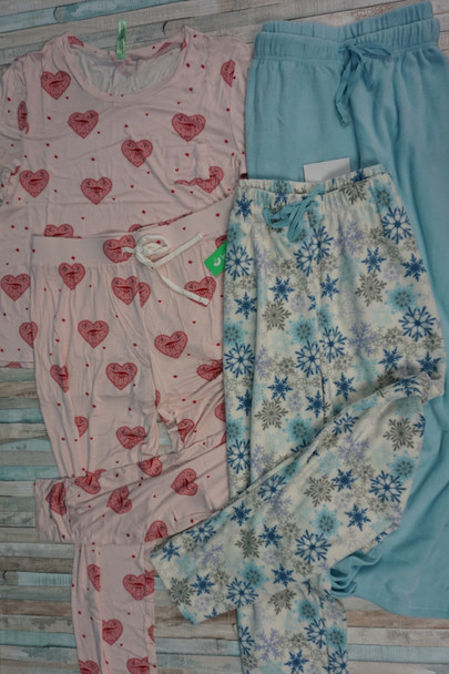 14 SETS = 28pc PJ Sets HONEYDEW & Hanes L & XL Overstocks #33967z (W-6-3)