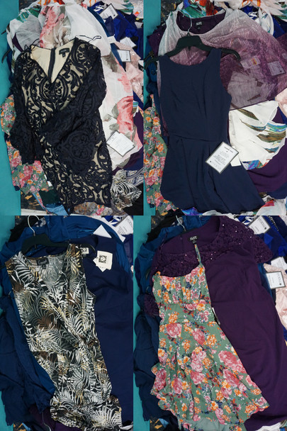 63+pc Womens Dresses Rompers & Dress Sets ANNE KLEIN MSK SLNY #34180J (GY-27)