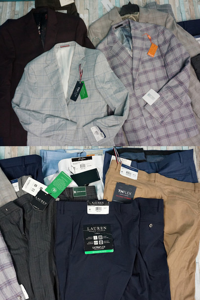 17pc Mens Sean John! BROOKS BROS! $450 CK! $450 Ralph! $295 TALLIA! $420 BAR III #34253M ()