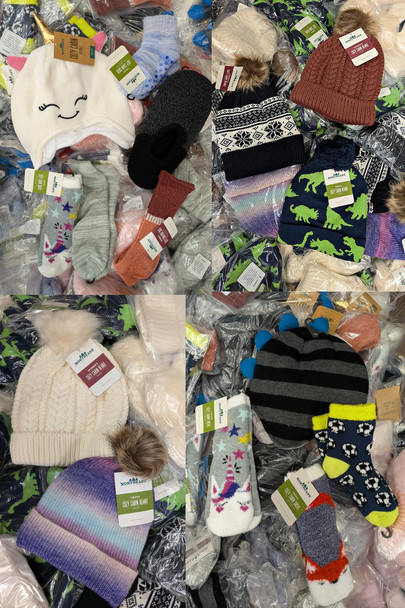 80pc Family D-S-G COZY CABIN Winter Accessories OVERSTOCKS! #32937d (I-3/4-3/4)