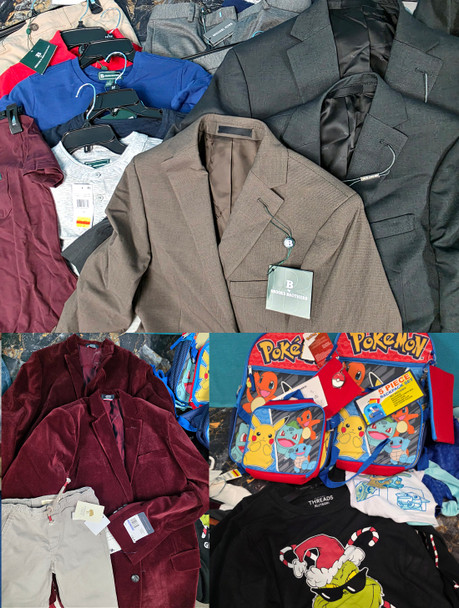 80pc Boys Brooks Bros KORS Mario MARVEL Epic HILFIGER #35120Q (H-1-3)