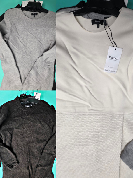 8pc Womens $445 THEORY Wool & Cashmere Dresses #35276E (B-4-4)