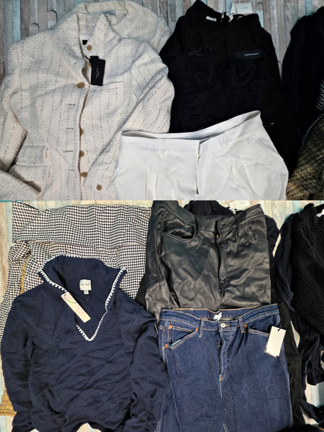 16pc $598 Rag & Bone TOCCIN Velvet RE/DONE Mother VINCE #35351e (B-6-3)