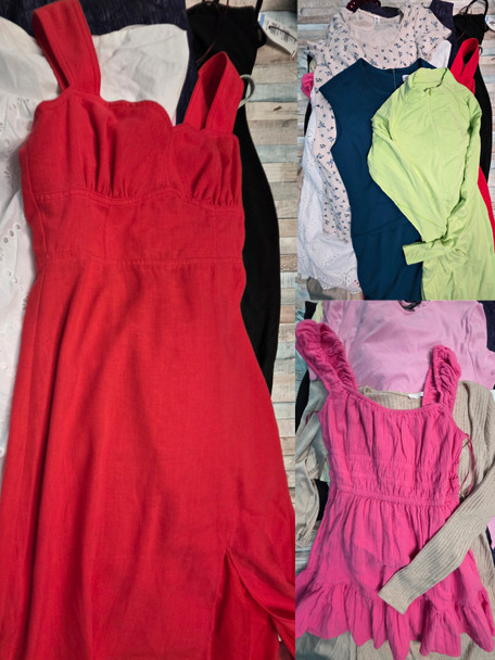 50pc GRAB BAG SHORT DRESSES Madewell ASTR French Connection #35460J  (G-8-2)