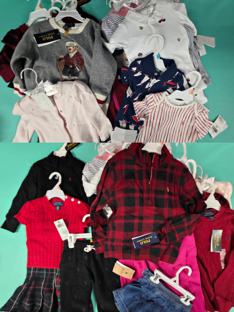 24pc Baby & Toddler RALPH/POLO $125 Onesies & More #35682L (G-12-1)