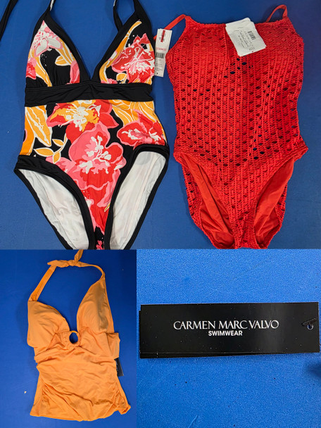 23pc CARMEN MARC VALVO Swimwear - Tankini Tops & Bathing Suits #35796G (A-4-5)