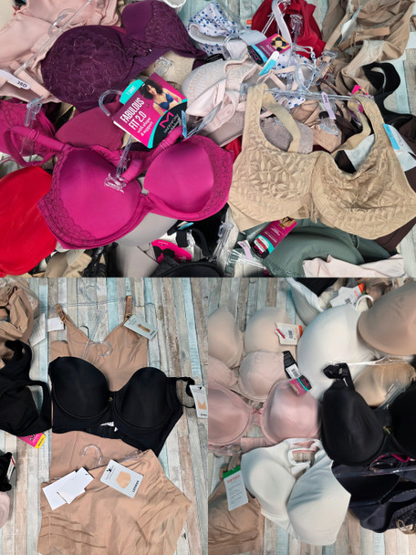 53pc Womens Bras LOTS OF LEONISA & MAIDENFORM #35806J ()