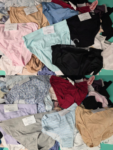 114+pc Womens Panties LOTS OF JOCKEY & WARNERS + More #35808J (B-12-3)