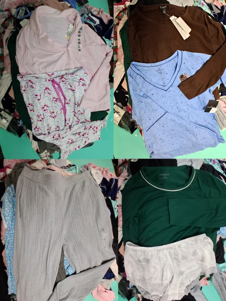 52pc Sleep Separates CUDDL DUDS Bedhead PJs State of Day FELINA Store Returns #35951d (B-14-3)
