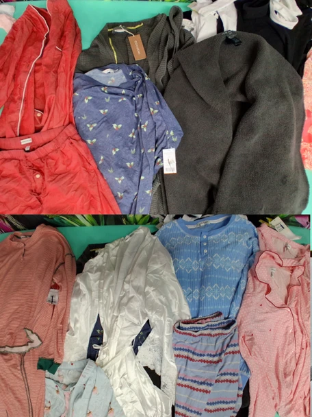 58+pc Sleep COYUCHI N*rdstr*m HONEYDEW PJ Salvage #36029d (B-1-1)