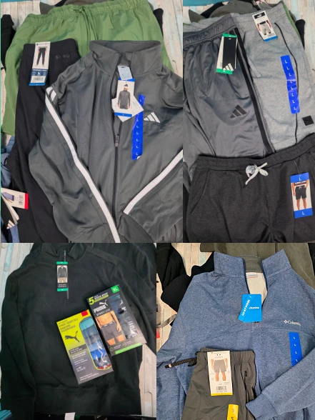 32pc Mens Active ADIDAS Puma COLUMBIA Fabletics KIRKLAND #36137K (G-2-1)