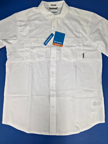 34pc Mens COLUMBIA Button Up Shirts S, M, XXL Most Overstocks #36146K (G-4-4)