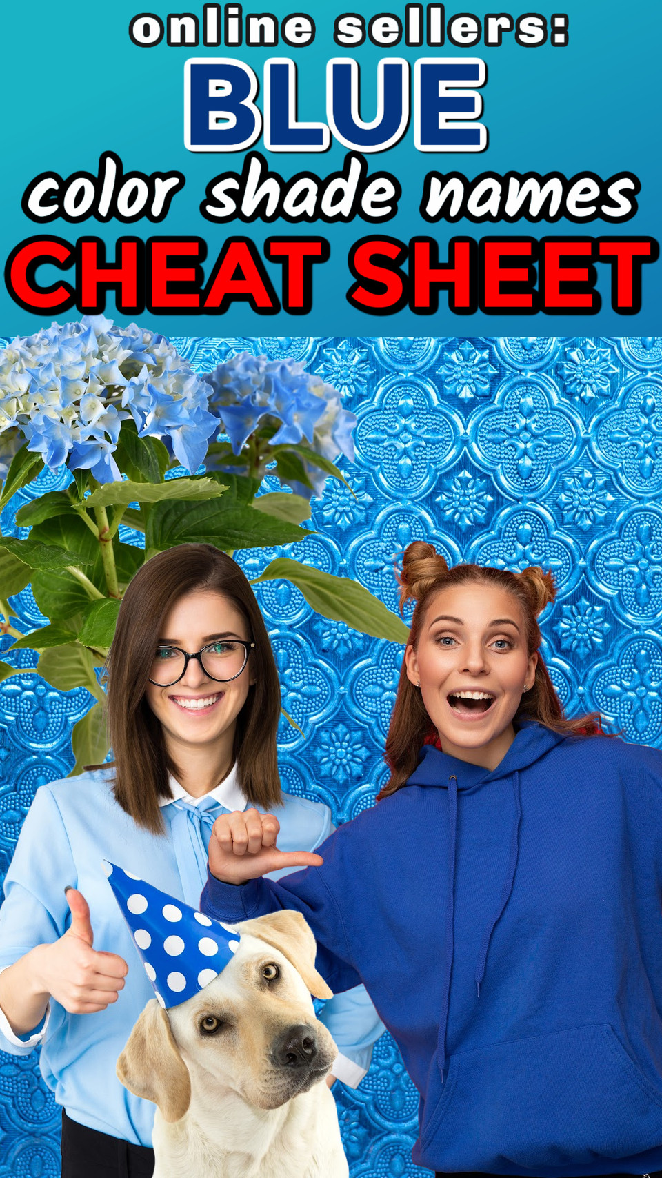 Blue Color Shade Names List CHEAT SHEET Big Brand Wholesale