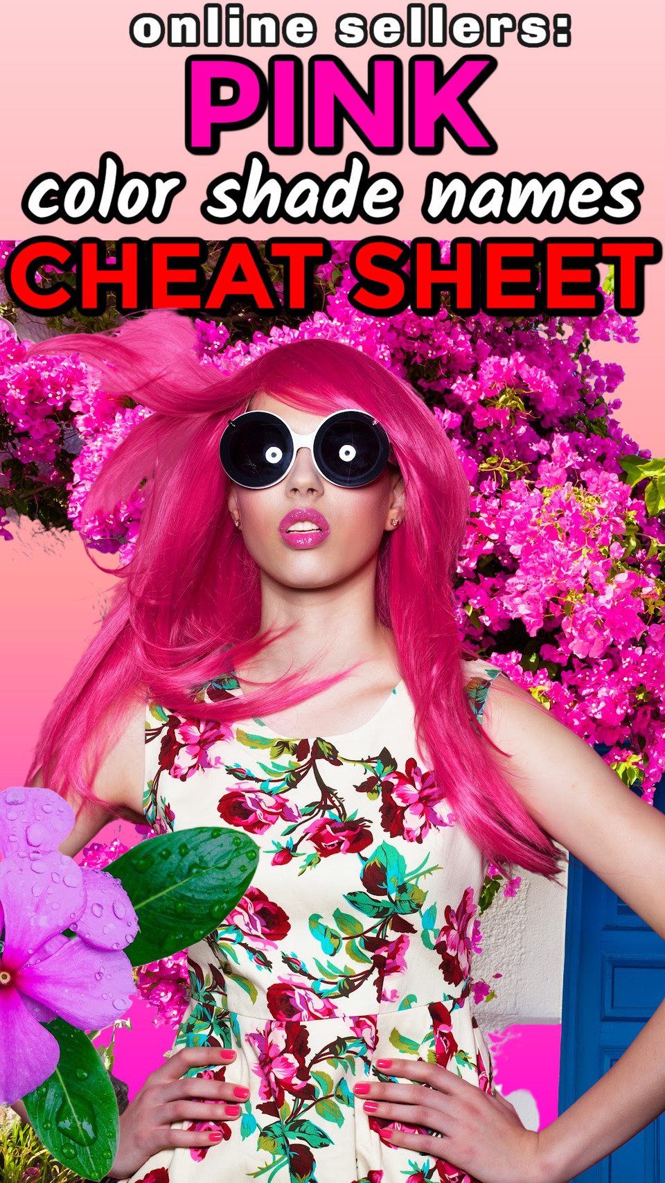 Pink Shade Color Names List Chart CHEAT SHEET - Big Brand Wholesale