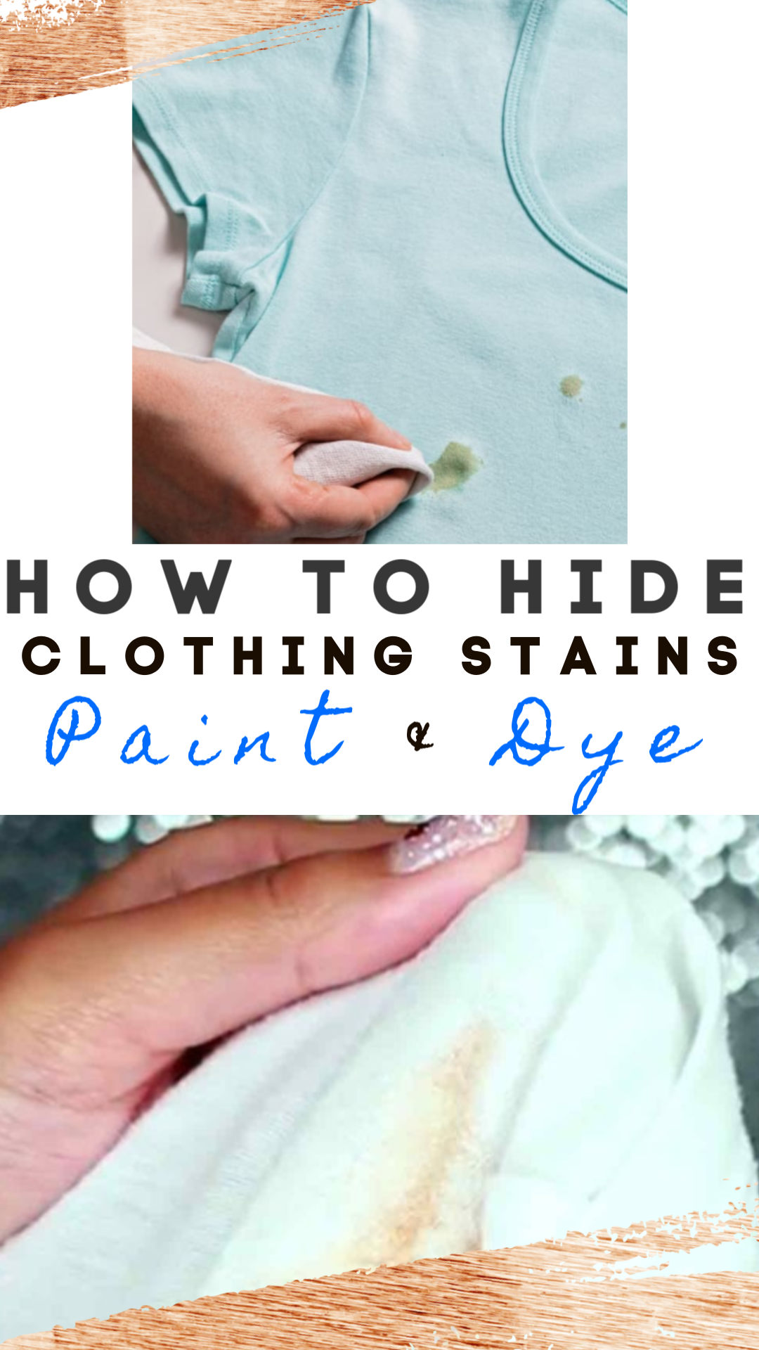 7 Creative Ways to Hide Stains on Clothing