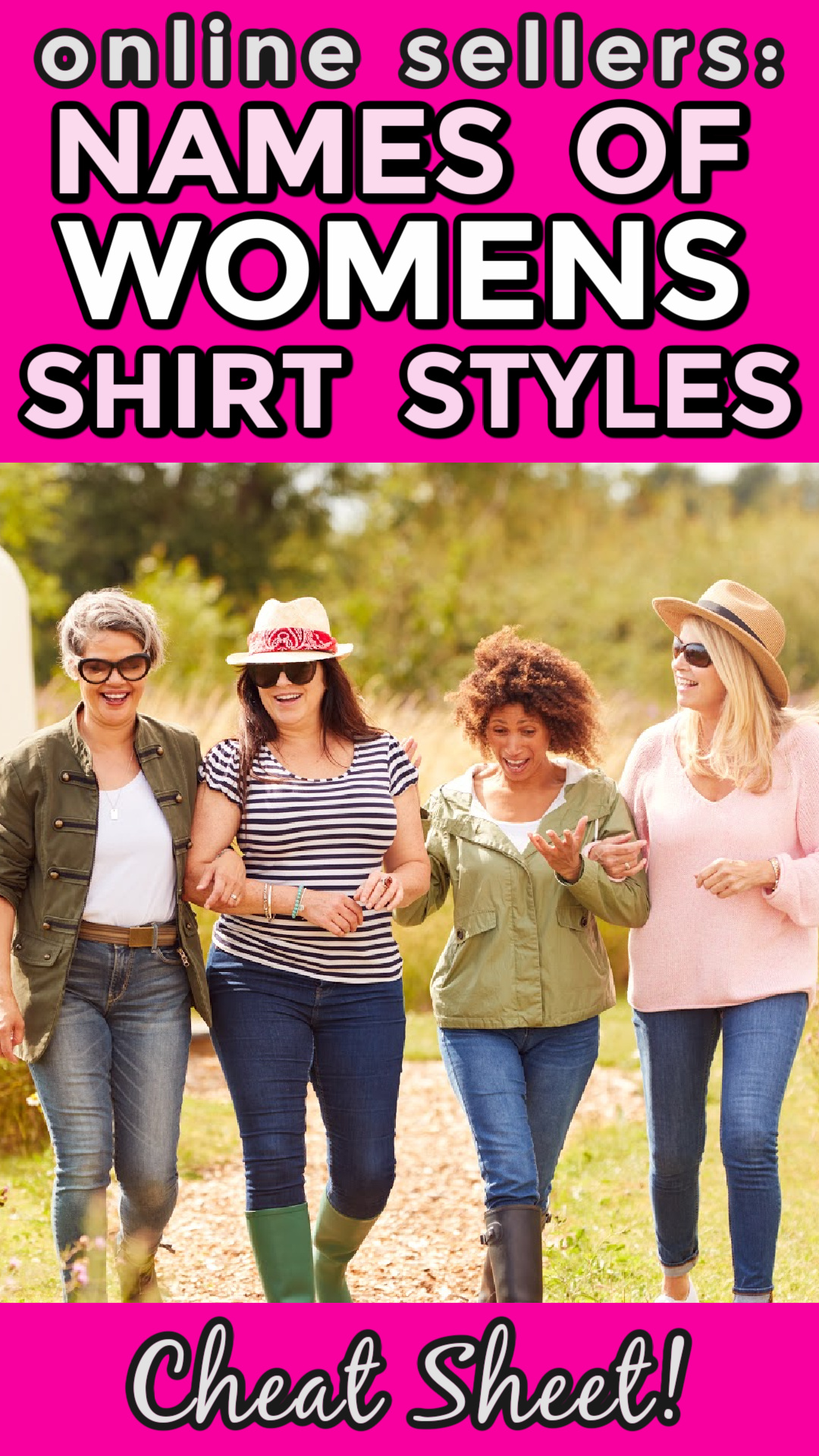 Online Sellers: NAMES of 45 Styles of Womens Tops! CHEAT SHEET - Big Brand  Wholesale