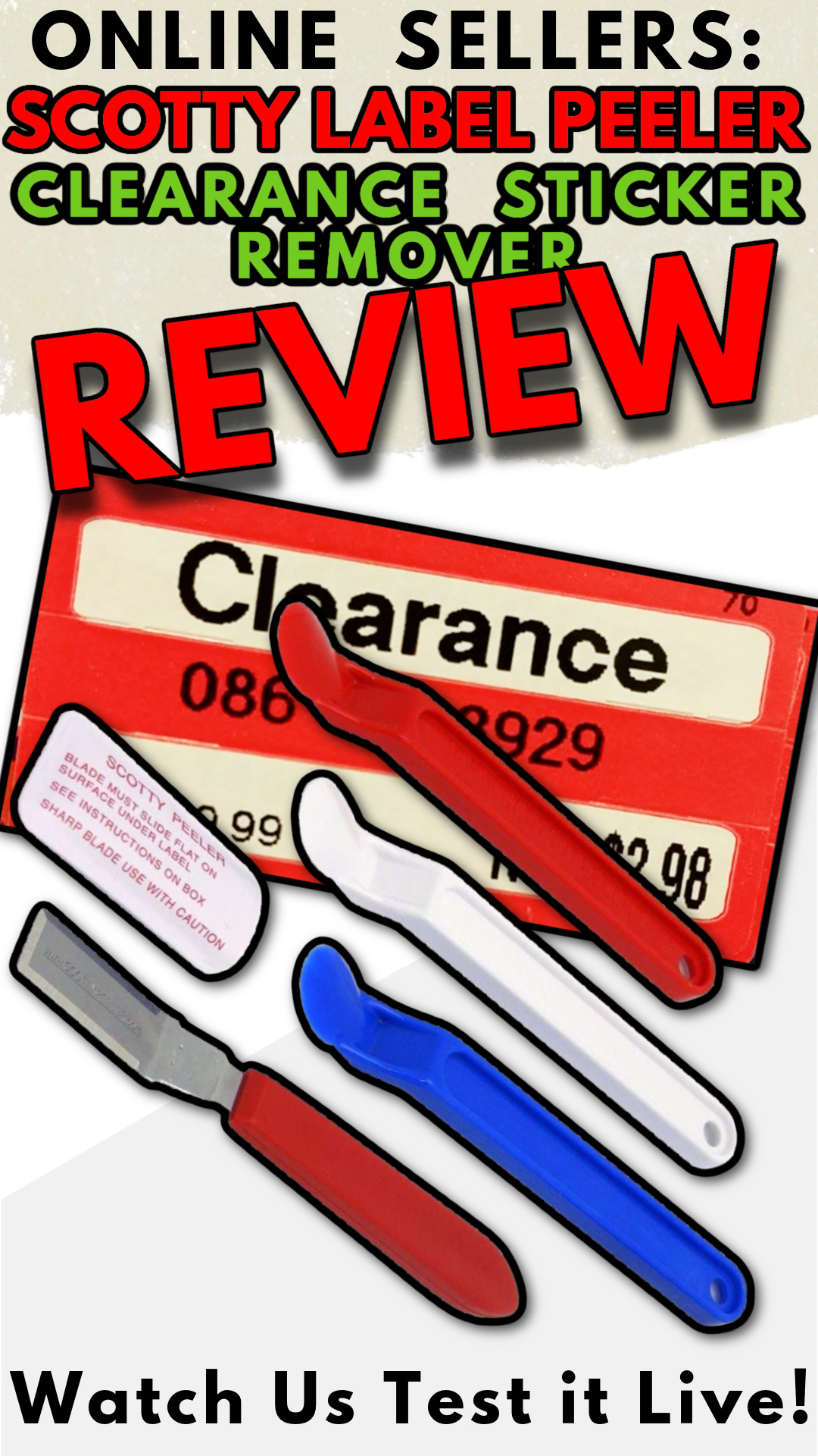 Clearance Sticker Remover Scotty Label Peeler REVIEW - Big Brand Wholesale