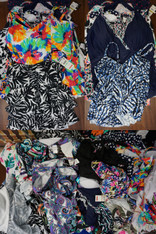 29pc Grab Bag ISLAND ESCAPE & Swim Solutions TANKINI TOPS #32075d (W-10-5)