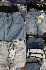 26pc Jean Shorts & Skirts INDIGO REIN Celebrity Pink NIA #32148G (V-1-1)