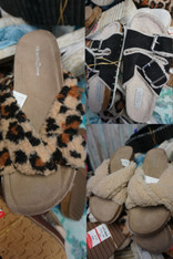 36prs Womens INDOOR / OUTDOOR Furry Sandals T+B Steven NY Scholls #27791N-LC (ZZ-4-5)