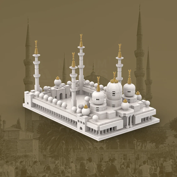 Abu Dhabi Mosque - Islamic Building Blocks Set Sheikh Zayed Grand Mosque image Abu Dhabi Mosque - Islamic Building Blocks Set Sheikh Zayed Grand Mosque image