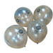 RAMADAN MUBARAK BALLOONS: Silver - PACK OF 10 image RAMADAN MUBARAK BALLOONS: Silver - PACK OF 10 image