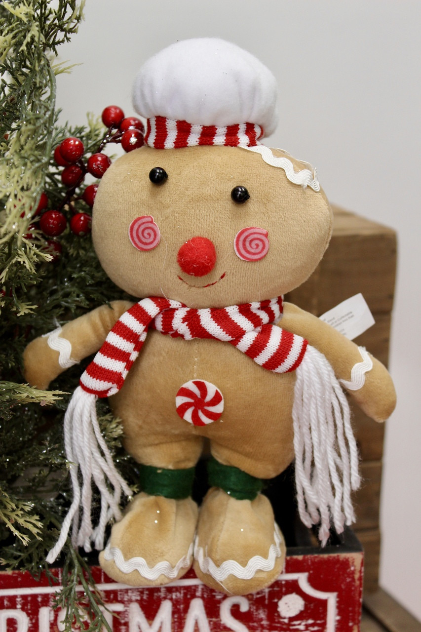 Plush Chef Gingerbread Man