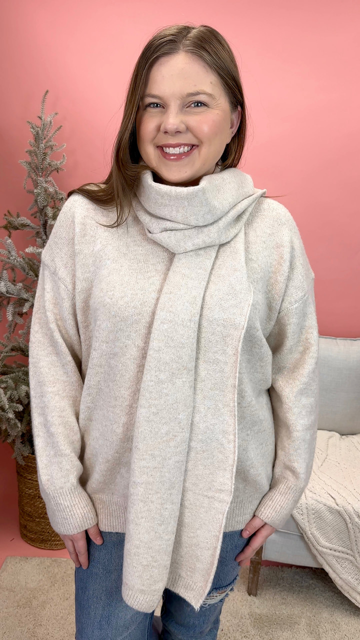 A Perfect Pair Sweater/Scarf Set