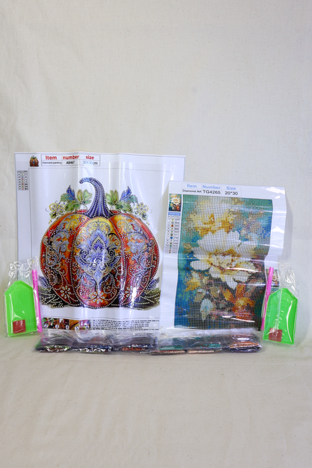 Autumn Sparkle Diamond Art Set - Set of 2
