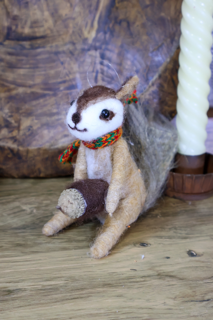 Critter - Squirrel With Scarf