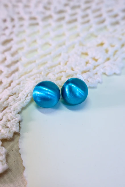 Pinky Promise Earrings - Blue