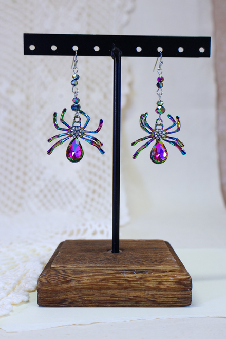 Caught In Your Web Earrings