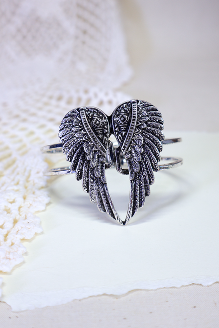 Under Your Wings Cuff Bracelet
