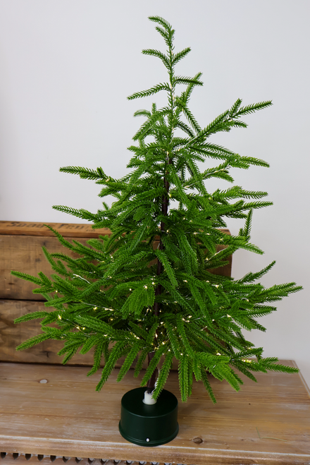 Soft Touch Spinning Musical Tree With LED Lights