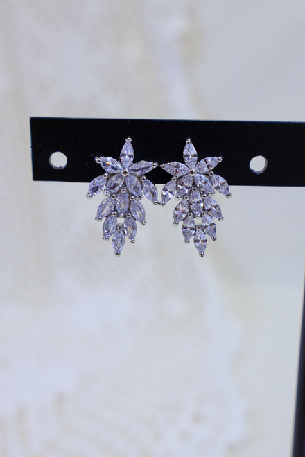 Crystal Cascade Earrings